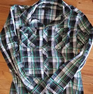 Men's Long sleeved collar button up dress shirt